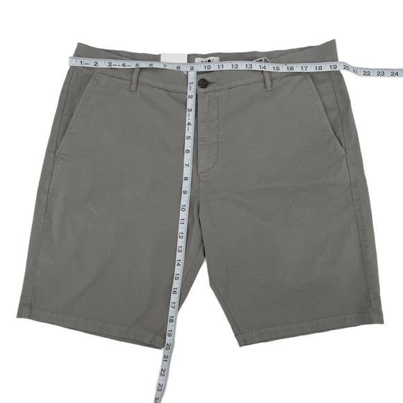 NWT NNO7 No Nationality Gray Mid Rise Shorts Size 38 Men's - Picture 5 of 9